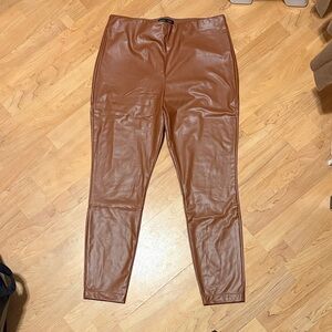 Banana Republic Faux Leather Leggings in Brown